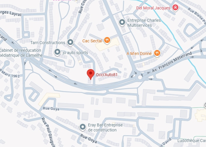 Occi'Auto81 : Carte et Accès près Av. François Mitterrand
